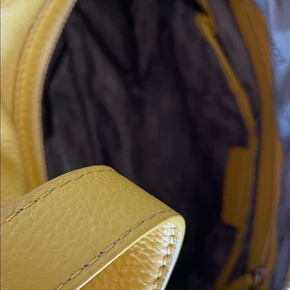 Michael Kors Vibrant Yellow Handbag - Picture 10 of 16